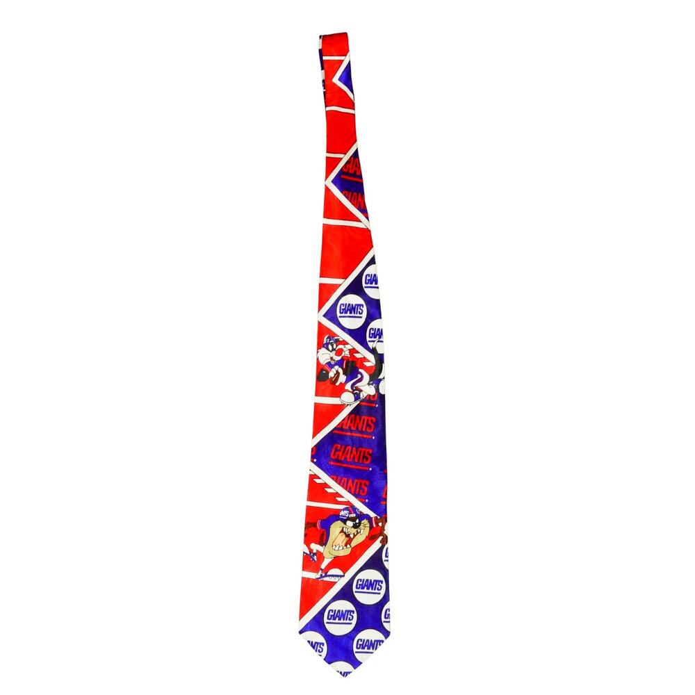 NFL NY Giants Looney Tunes Molto Vintage 1993 Tasmania Devil Neck Tie